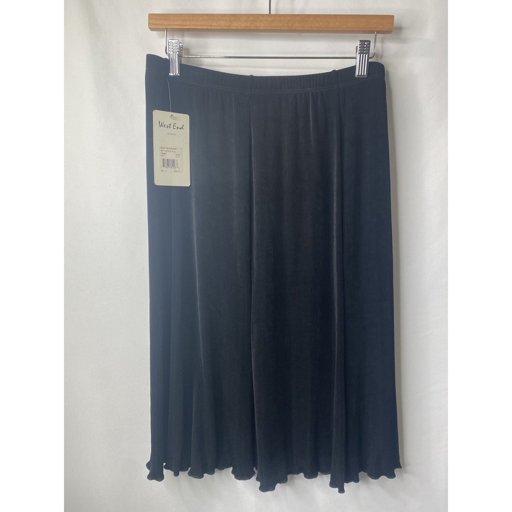 West End Skirt Womens Large Slinky Stretch Elastic Waist Midi Ballet Core Grunge